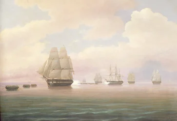 Únik americké fregaty Constitution, 1838